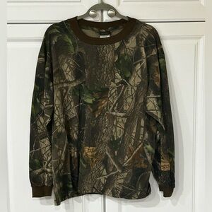 Liberty Camo Long Sleeve Shirt XL Realtree Hunting Pocket Tee